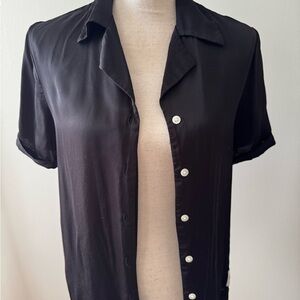 Calvin Klein Black Button Down Shirt